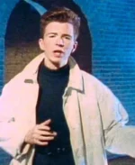 Never Gonna Give You Up Rick Astley White Coat | Trendy Leather Jackets