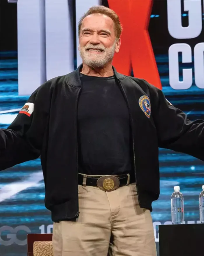 New Heights Show Arnold Schwarzenegger Jacket | Trendy Leather Jackets