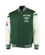 New York Jets Carl Banks Vectory Varsity Jacket | Trendy Leather Jackets