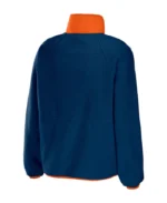 NFL Chicago Bears Navy Polar Fleece Raglan Jacket | Trendy Leather Jackets