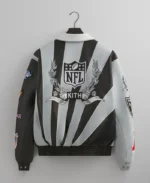 NFL Kith and Jeff Las Vegas Raiders Leather Jacket | Trendy Leather Jackets