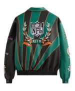 NFL Kith and Jeff Miami Dolphins Leather Jacket | Trendy Leather Jackets