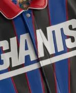 NFL Kith and Jeff New York Giants Leather Jacket | Trendy Leather Jackets