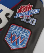 NFL Kith and Jeff New York Giants Leather Jacket | Trendy Leather Jackets