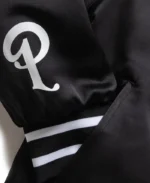 NFL Men's Politics Black Bomber Jacket | Trendy Leather Jackets