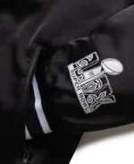 NFL Men's Politics Black Bomber Jacket | Trendy Leather Jackets