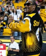 NFL Snoop Dogg Pittsburgh Steelers Varsity Jacket | Trendy Leather Jackets