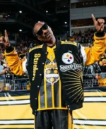 NFL Snoop Dogg Pittsburgh Steelers Varsity Jacket | Trendy Leather Jackets