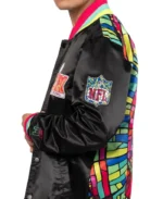 NFL Super Bowl LIX Michael Strahan Satin Jacket | Trendy Leather Jackets