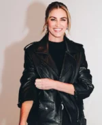 NFL Women's Super Bowl LIX Rebecca Leather Jacket | Trendy Leather Jackets