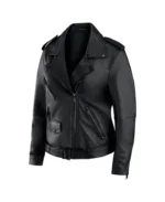 NFL Women's Super Bowl LIX Rebecca Leather Jacket | Trendy Leather Jackets