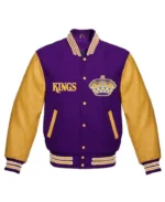 NHL LA Kings Varsity Jacket | Trendy Leather Jackets