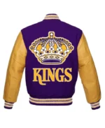NHL LA Kings Varsity Jacket | Trendy Leather Jackets