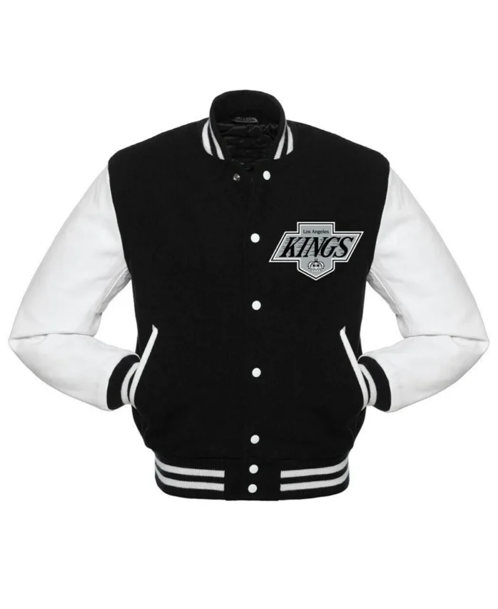 NHL LA Kings Varsity Jacket | Trendy Leather Jackets
