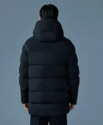 NICHOLAS Mixed-media shearling Puffer Jacket | Trendy Leather Jackets