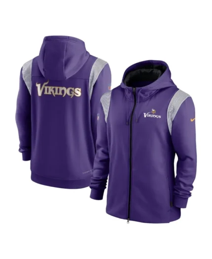 Nike Purple Minnesota Vikings Performance Jacket | Trendy Leather Jackets