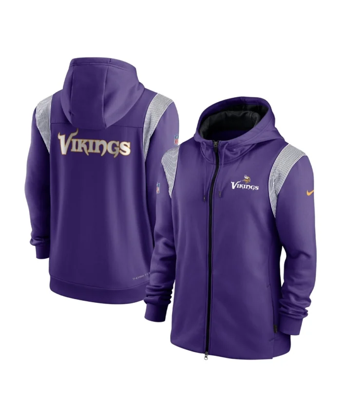 Nike Purple Minnesota Vikings Performance Jacket | Trendy Leather Jackets