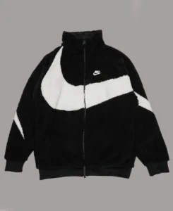 Nike Sherpa Reversible Jacket | Trendy Leather Jackets