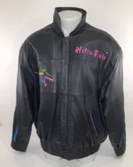Nitro Fish Bomber Leather Jacket