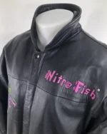 Nitro Fish Bomber Leather Jacket