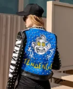 No Mercy Evol Punk Rock Style Studded Faux Leather Jacket | Trendy Leather Jackets