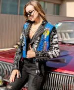 No Mercy Evol Punk Rock Style Studded Faux Leather Jacket | Trendy Leather Jackets