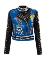 No Mercy Evol Punk Rock Style Studded Faux Leather Jacket | Trendy Leather Jackets