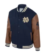 Notre Dame Fighting Irish Letterman Jacket | Trendy Leather Jackets