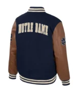 Notre Dame Fighting Irish Letterman Jacket | Trendy Leather Jackets