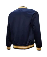 Notre Dame Fighting Irish Navy Satin Jacket | Trendy Leather Jackets