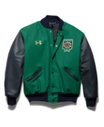 Notre Dame Green Varsity Jacket | Trendy Leather Jackets