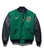 Notre Dame Green Varsity Jacket | Trendy Leather Jackets