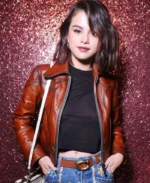 NYFW Show Selena Gomez Leather Jacket | Trendy Leather Jackets