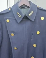 NYPD Vintage Defunct Choker Reefer Coat Jacket | Trendy Leather Jackets
