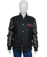 Olivia Culpo San Francisco 49ers Bomber Jacket | Trendy Leather Jackets