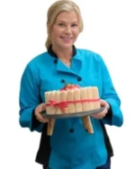 One Bad Apple A Hannah Swensen Mystery Alison Sweeney Chef Jacket | Trendy Leather Jackets