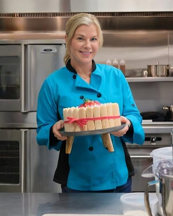 One Bad Apple A Hannah Swensen Mystery Alison Sweeney Chef Jacket | Trendy Leather Jackets