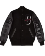 OVO For All The Dogs Varsity Jacket | Trendy Leather Jackets