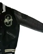 OVO X Roots Black Cream Varsity Jacket