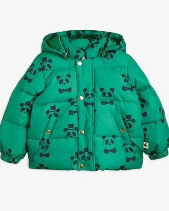 Panda Puffer Jacket | Trendy Leather Jackets