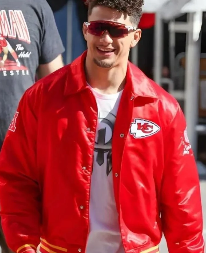 Patrick Mahomes Chiefs Super Bowl LVIII Victory Parade Jacket | Trendy Leather Jackets