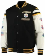Pittsburgh Steelers Letterman Varsity Jacket | Trendy Leather Jackets