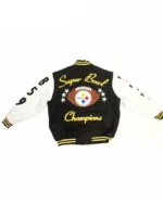 Pittsburgh Steelers Letterman Varsity Jacket | Trendy Leather Jackets