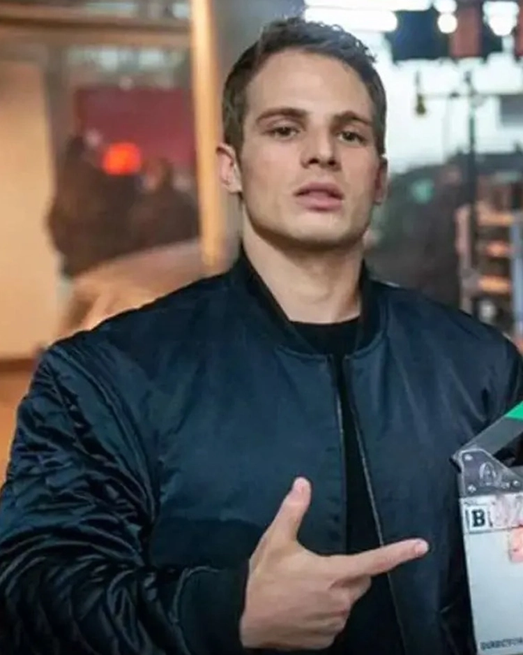Power Book II Ghost S04 Brayden Weston Black Bomber Jacket | Trendy Leather Jackets