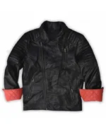 Puppy Ruiner Black Quilted Leather Jacket | Trendy Leather Jackets