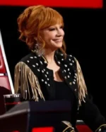 Reba Mcentire The Voice S25 Fringe Jacket | Trendy Leather Jackets