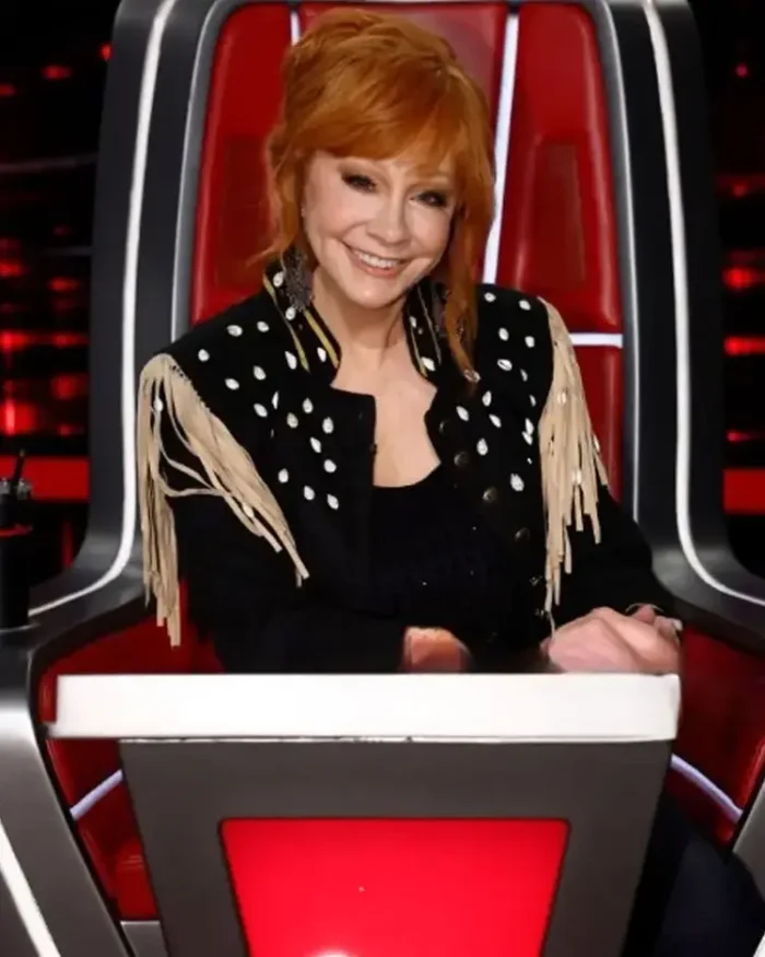 Reba Mcentire The Voice S25 Fringe Jacket | Trendy Leather Jackets