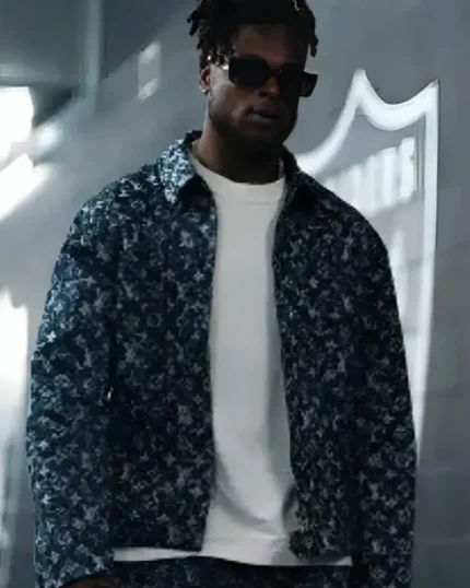 Receiver 2024 Davante Adams Denim Work Jacket | Trendy Leather Jackets