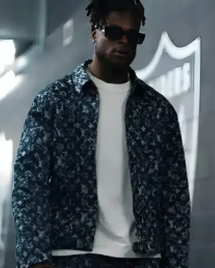 Receiver 2024 Davante Adams Denim Work Jacket | Trendy Leather Jackets