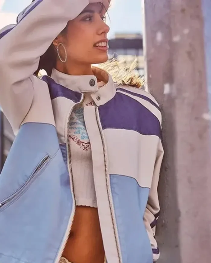 Renee Rapp Ryder Sport Vegan Moto Jacket | Trendy Leather Jackets